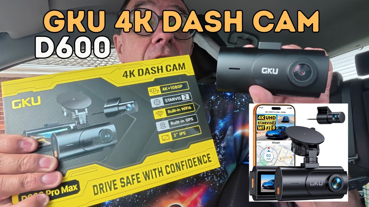 GKU D600 Dash camera - YouTube