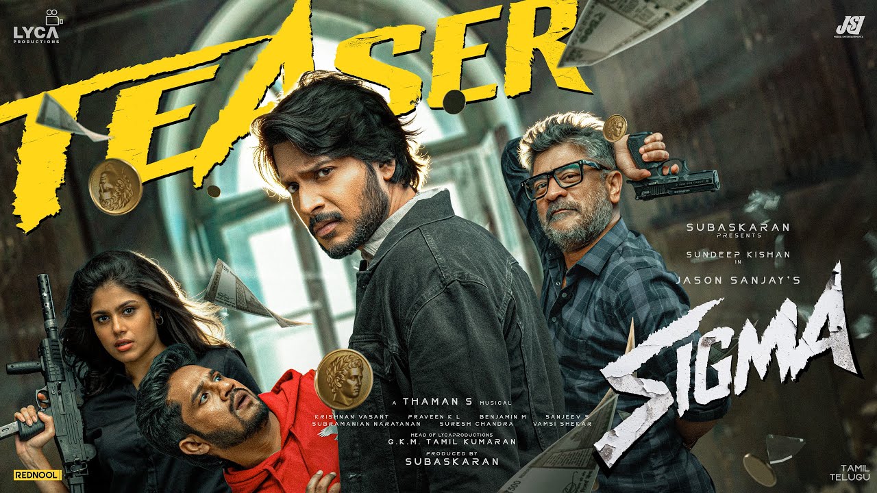 ⁣SIGMA Teaser (Tamil) | Sundeep Kishan | Thaman S | Jason Sanjay | Subaskaran | Lyca Productions