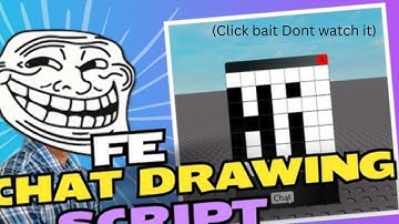 Roblox Script Showcase: FE chat draw script | NullProtector