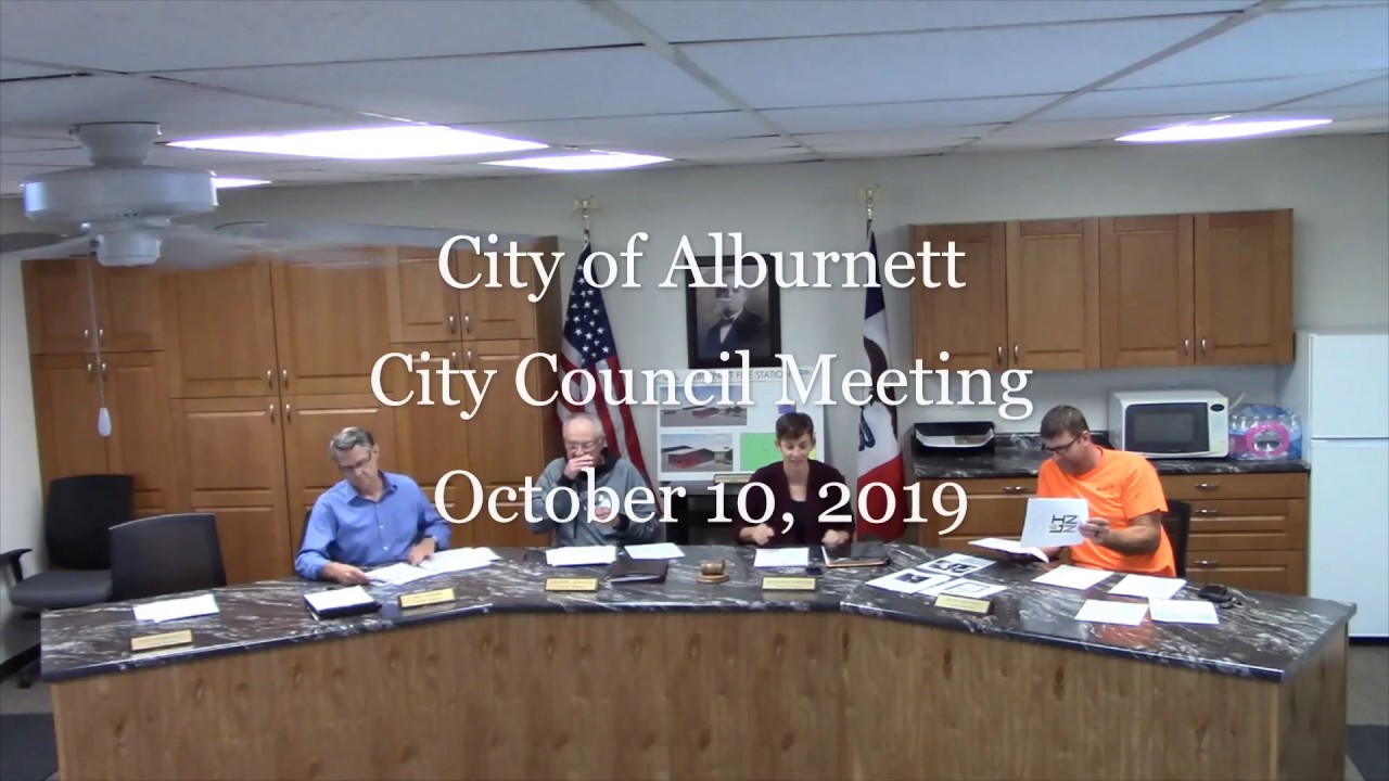 Iowa City Council Meeting October 14, 2019 YouTube