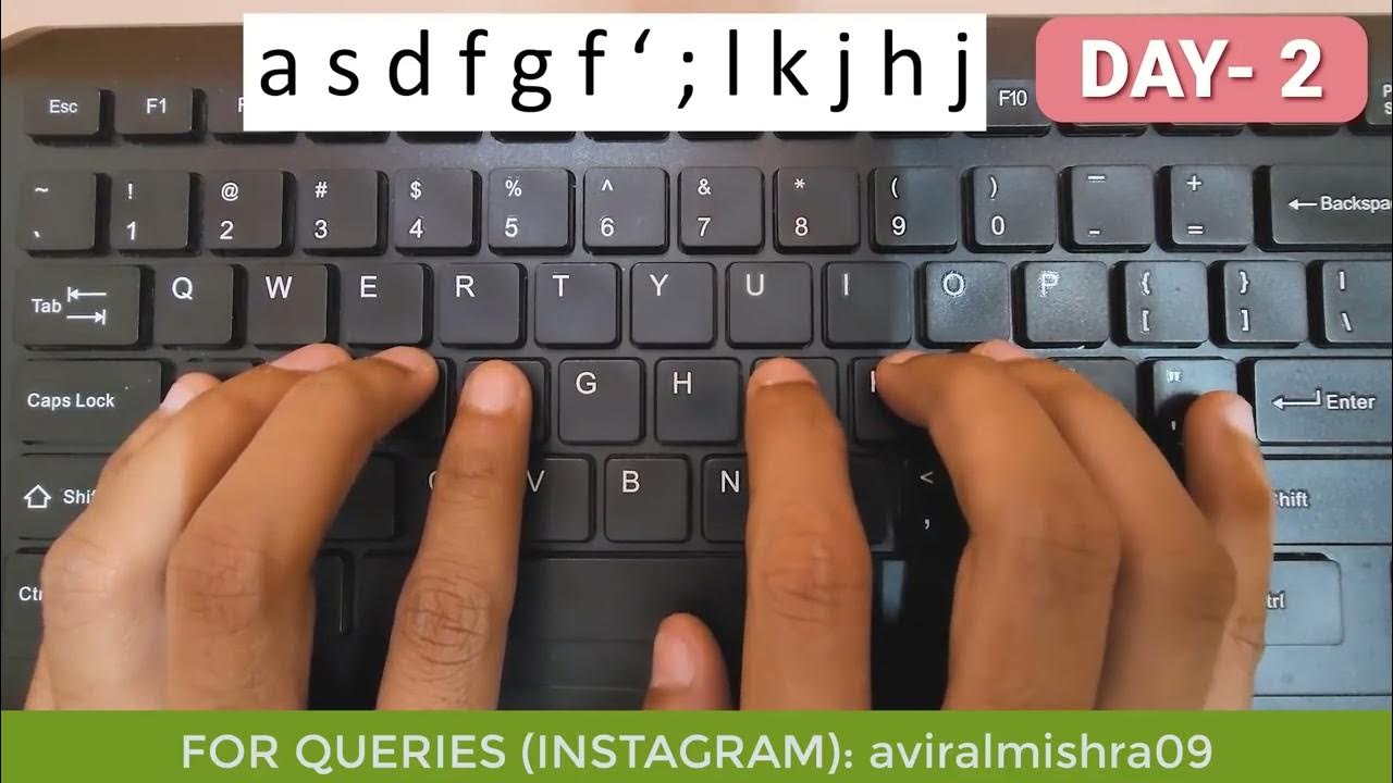English typing full course in single video touch typing course free
