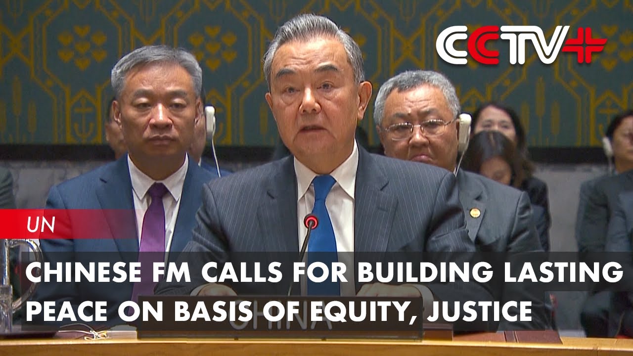 Chinese FM Calls for Building Lasting Peace on Basis of Equity, Justice ...