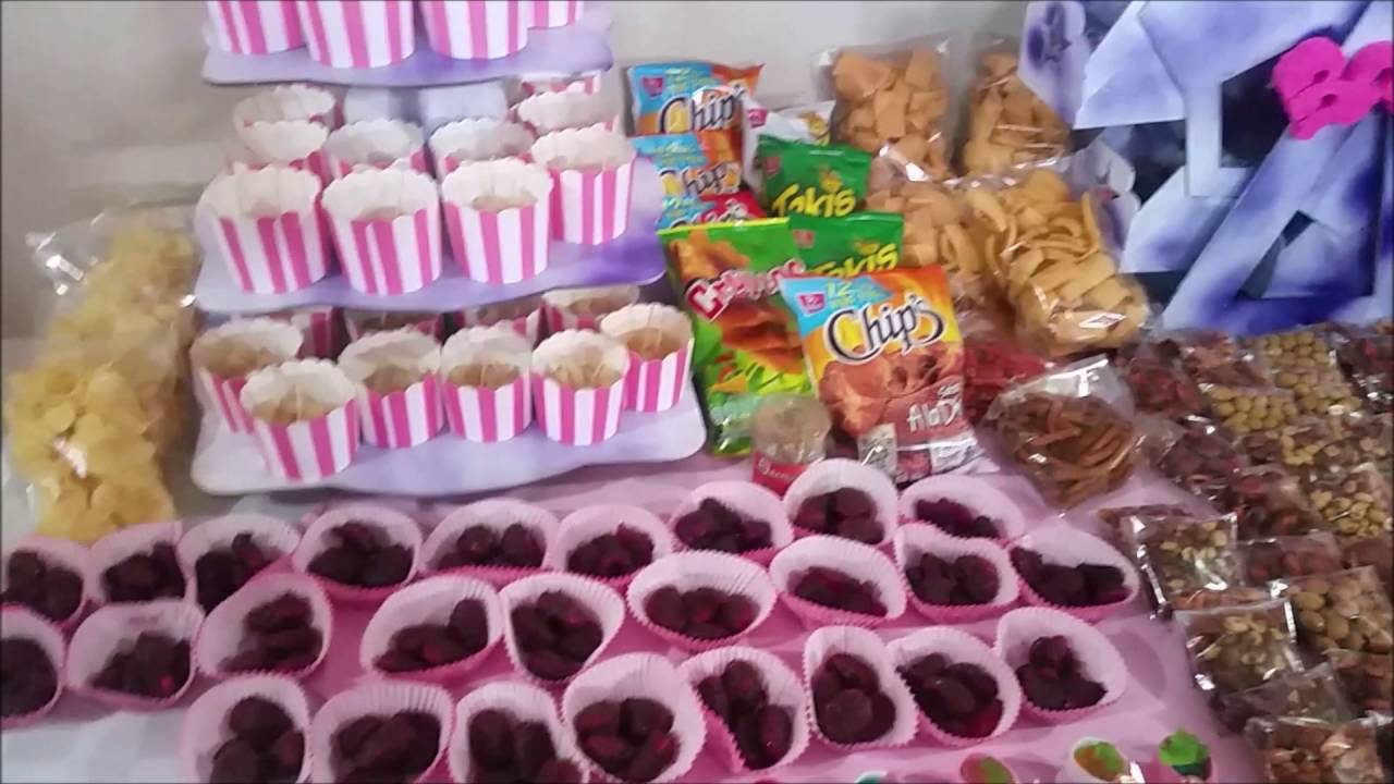 Residencia mariposa Ambos Mesa de Dulces Baby Shower - YouTube