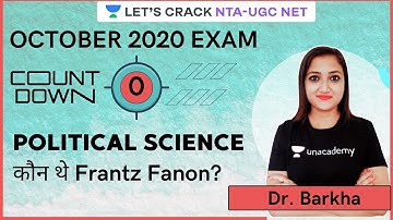 कौन थे Frantz Fanon | Political Science | Target NTA-UGC NET Paper 2 for 2020/2021