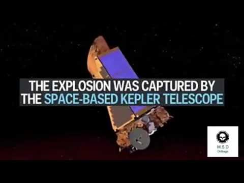 NASA captured the brilliant flash of an exploding star for the first time.