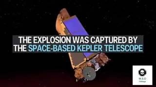 NASA captured the brilliant flash of an exploding star for the first time.