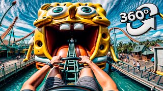 You Won’t Believe This SpongeBob Roller Coaster in VR 360!