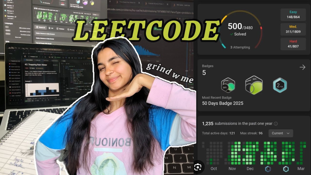 LEETCODE with me as a Software Engineer grinding on weekend💻💡 | Real ...