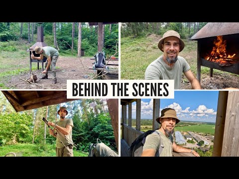This is how my bushcraft video is created – Behind the Scenes in the Estonian forest