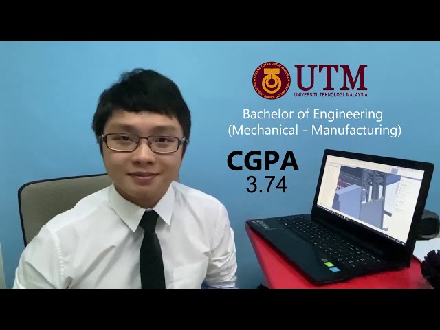 Video Resume | UTM | Mechanical Engineering (Manufacturing) | Tan Tze Kien class=