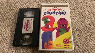Barney Its Time For Counting Canadian Vhs Unboxing