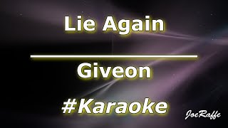Giveon - Lie Again (Karaoke)