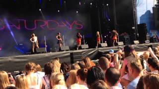 The Saturdays - What About Us [North East Live 2014 - Sunderland]