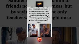 Professor told Sandler he didn't "have it" – Sandler bought him a beer 🍻😂
