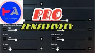 Pro Sensitivity Setting +  No Recoil  in PUBG MOBILE  / Tiger Anonymous