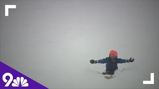 Denver Kids Enjoy Snow Day
