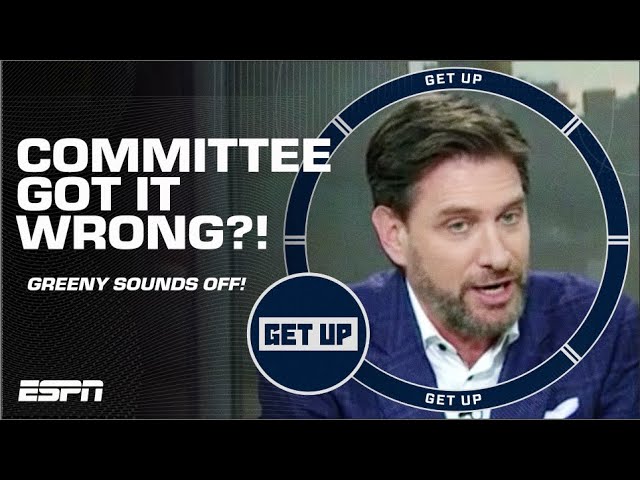 Greeny SOUNDS OFF on CFP Committee’s decisions?! | Get Up