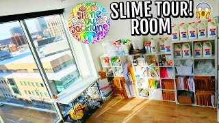 SLIME ROOM TOUR! SLIMEBYJACKLYNE SLIME SHOP ROOM TOUR! Nichole Jacklyne