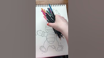 Drawing Lemmy Koopa! #mario #drawing #koopalings #nintendo