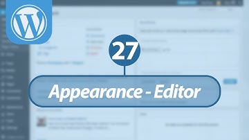 Mastering WordPress in Arabic #27 - Appearance - Editor