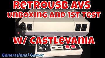 RetroUSB AVS (FPGA NES) Comparison With Switch - Castlevania