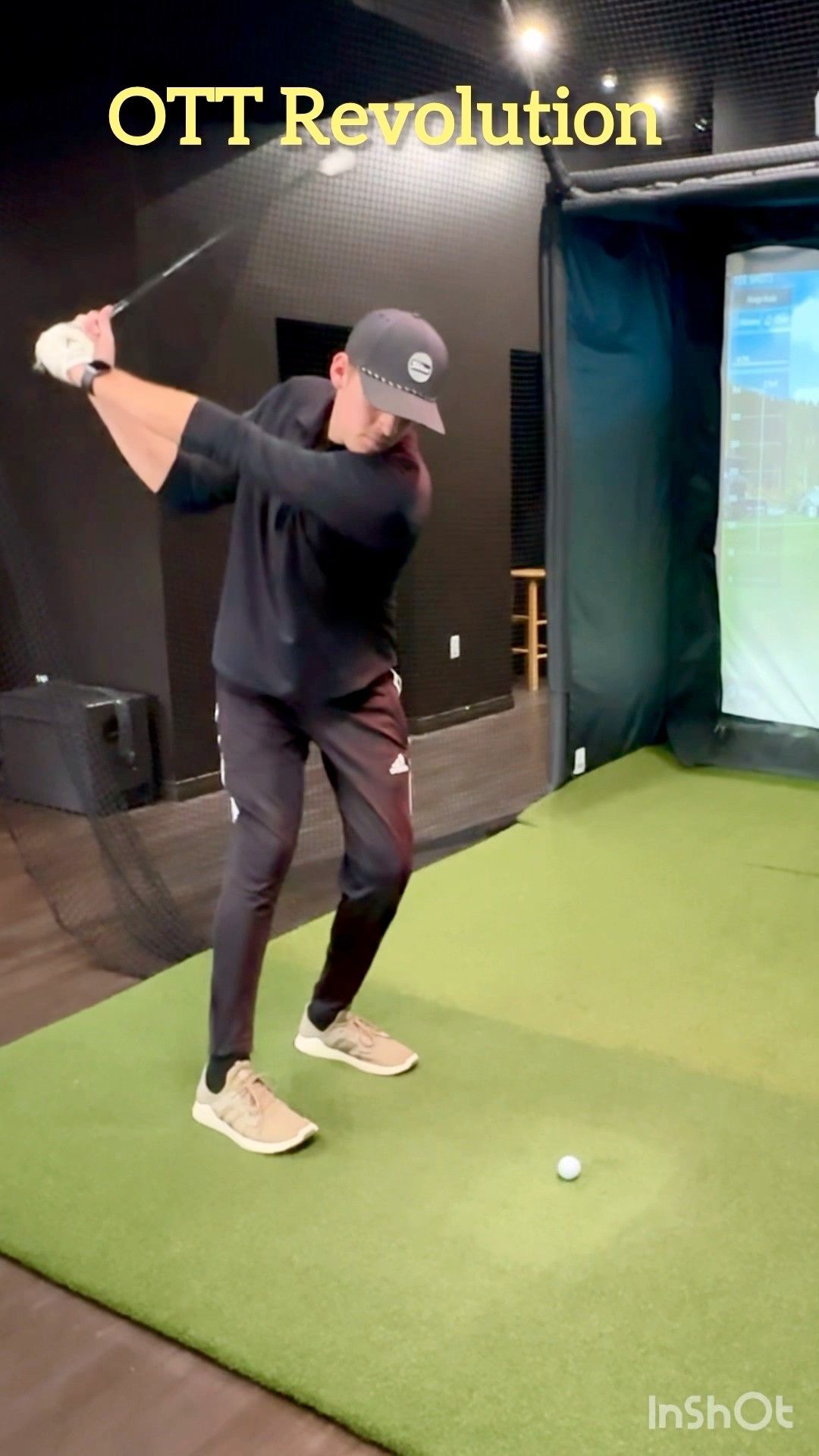 Silas just started. Now he knows how to compress a golf ball! #golf #golfswing #ott #miracleswing