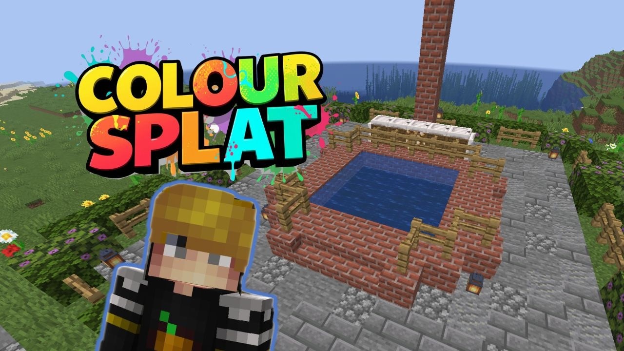 We Played Colour Splat on Our Minecraft Server - YouTube