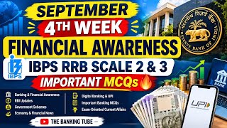 September 4th Week Financial Awareness 2026 | Important MCQs | IBPS RRB Scale 2 & 3