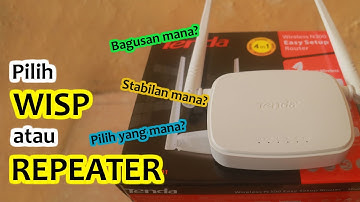Tenda N301 - Pilih Mode WISP atau REPEATER | Perbedaan WISP dan Universal Repeater #tendan301