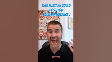 This mistake could cost you your inheritance! #estateplanning #estateplanningattorney #inheritance ￼