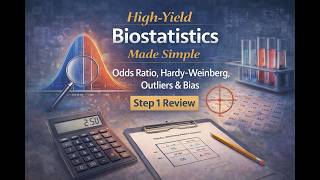 Information High-Yield Biostatistics Made Simple | Odds Ratio, Hardy-Weinberg, Outliers & Bias | Step 1 Review News