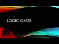 Logic gates | EXPERIMENT NUMBER : 1 | SMVEC