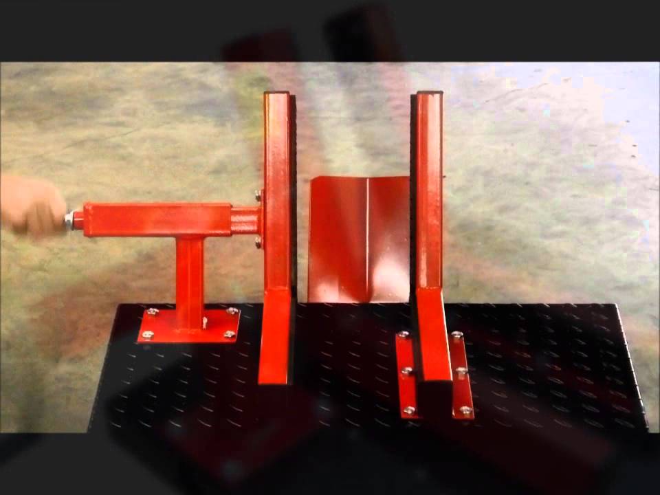 Redline E   ngineering Lift Table Wheel Vise Clamp - YouTube