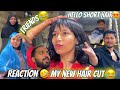 Maine haircut kara lilong hair to short hair prank on niyan and family aarti vlogs 