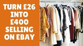 Ebay UK Seller | Turn £26 into £400 by thrifting and selling on ebay