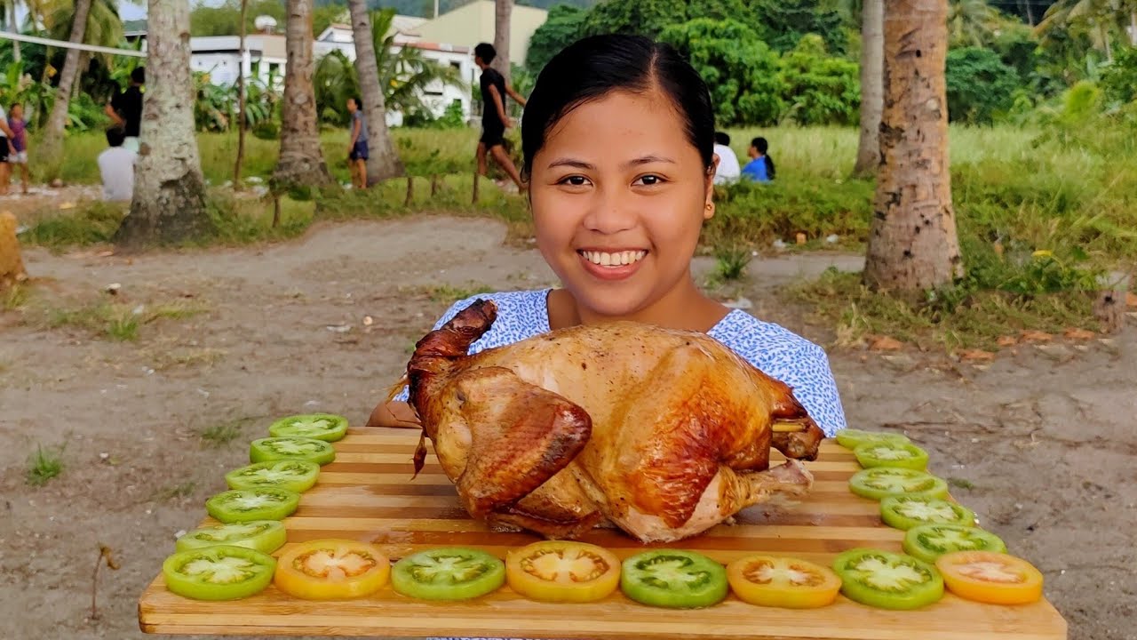 OUTDOOR COOKING / PINAUPONG MANOK SA ASIN NAPAKADALI LANG/ INDAI ALLYN