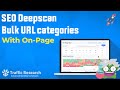 On Page New Features - Deepscans, Bulk URL categorization check and more