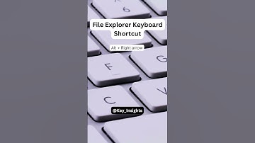 Alt + Right arrow - Keyboard Shortcut