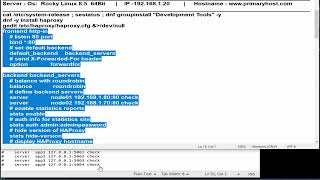 How To Enable HAProxy Stats On Rocky Linux 8.5