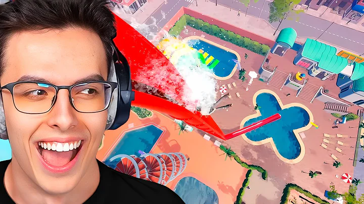 I REDESIGNED MY WATERPARK AND IT'S CRAZY! (Waterpark Simulator Part 6)