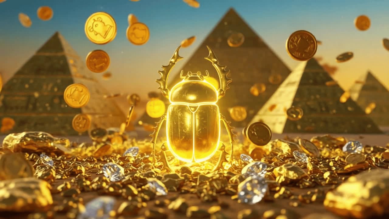 Sacred Beetle Good Luck and Prosperity into your life, Calming 777 frequency. 