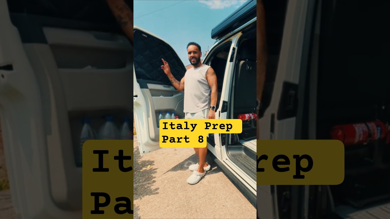 Italy Prep: Part 8. ☀️🚐 #T6ItalyRoadTrip