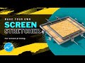 DIY Screen stretcher for screen printing.