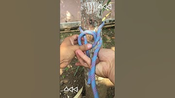 Amazing Bowline Knot With Extra Loop  #knottutorial #rope #strongknot