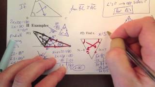 Geometry Notes 4-6 Isosceles Triangles Part 2