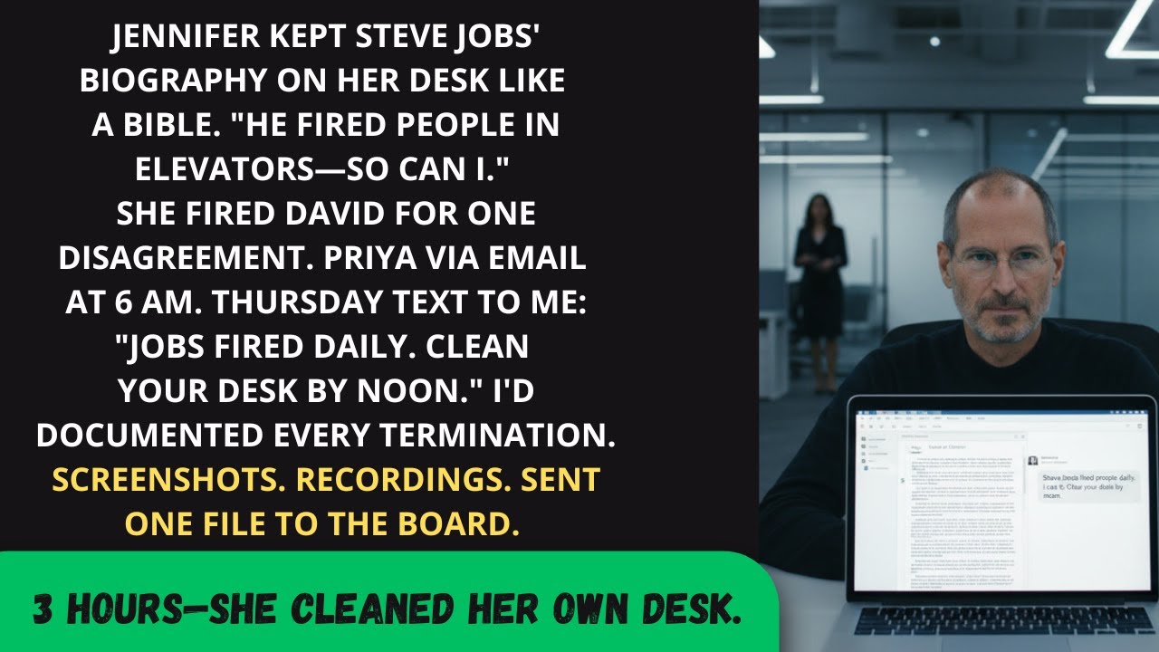 Она написала сообщение: «Стива Джобса увольняют каждый день, меня тоже!» — я отправила электронно...