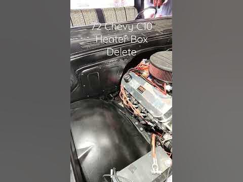 72 Chevy C10 Heater Box Delete Completed - YouTube