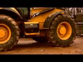 Cat® Backhoe Loader F Series Side-Shift in the dirt