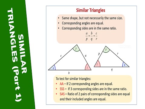 IGCSE/GCSE  Similar Shapes and Triangles || Cambridge Math|| Similarity || Similar Triangles