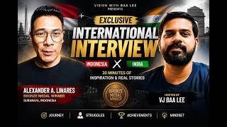 🌍 India 🇮🇳 Meets Indonesia 🇮🇩 | Exclusive Interview with Bronze Medal Winner Alexander A. Linares 🏆